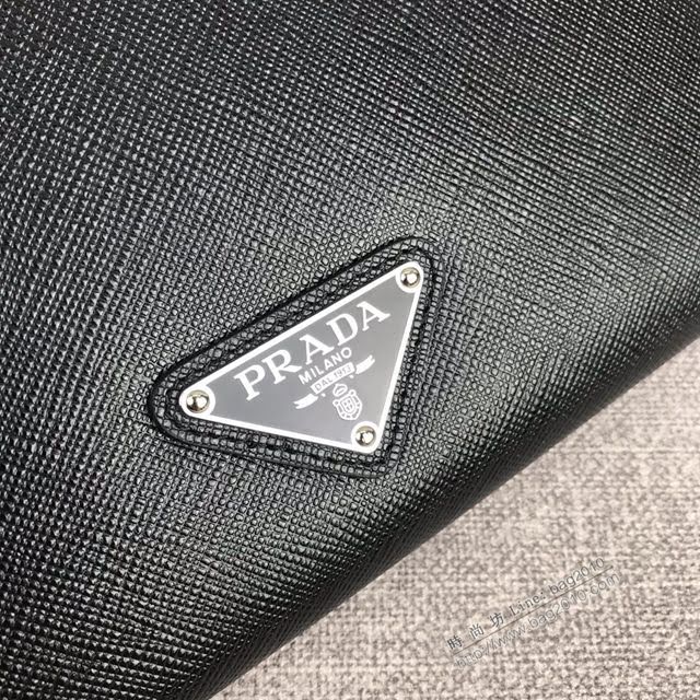 prada手包 普拉達十字紋牛皮手拿包 2NG005 PRADA限量版最新摩登態度系列手包  pyd2263